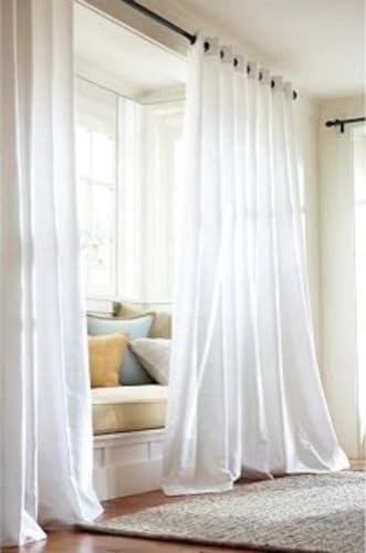Rideau à œillets doublé 100 % soie pour une chambre lumineuse couleur ivoire - 2