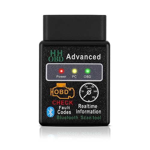 Advanced OBD2 Bluetooth Wireless Diagnostic Code Reader OBD II Scan Tool Reset & Clear Check Car Engine Light,Bluetooth Scanner Read, Compatible with iOS& Android & Windows -  ViaBecs, 732322807905