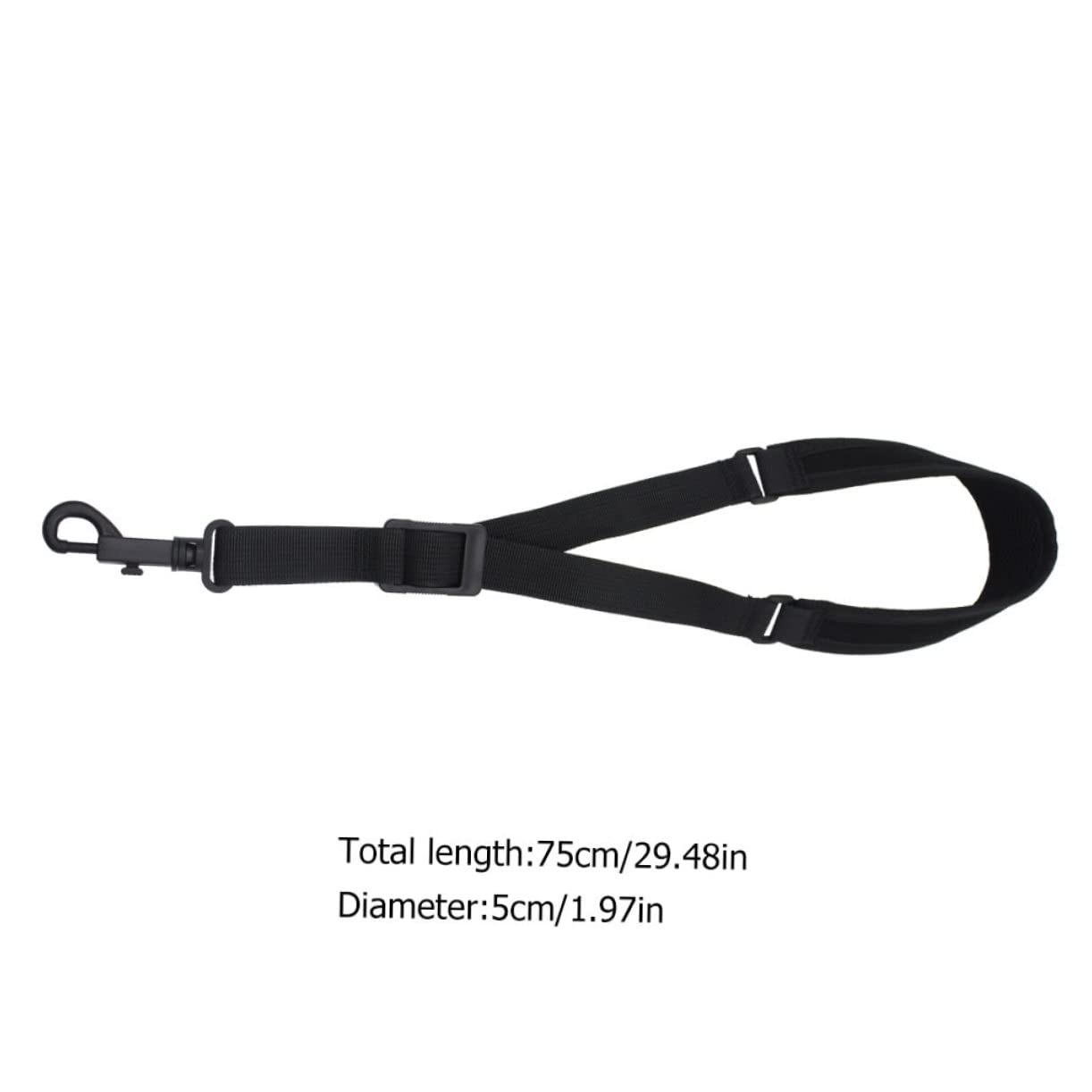 SUPVOX Durable Cotton Saxophone Strap for Tenor and Alto Comfortable Hanging Holder Reduces Shoulder Pressure for Practice and Performance Stylish Replacement for Old Straps