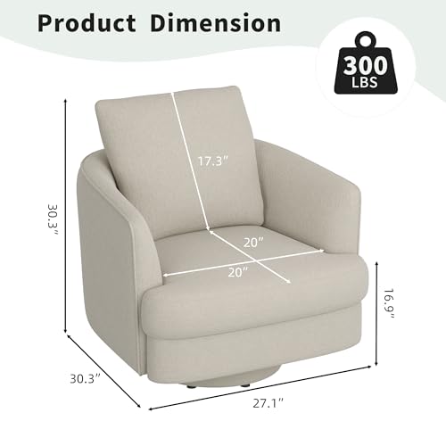 Sillón giratorio moderno tela menta producto único miniatura 2