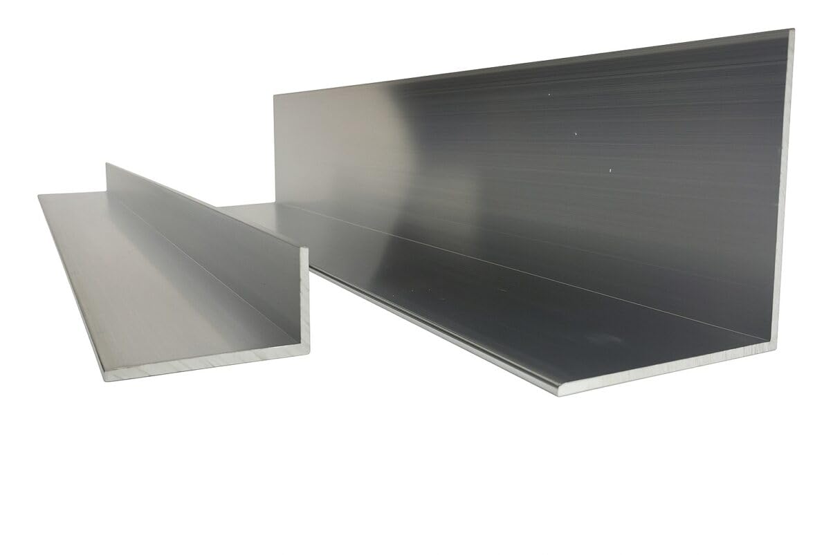 Cornière En Alu Cornière Aluminium L 30x30x4 Mm - Longueur 1 Mètre - Pour Intérieur/Extérieur - EN AW-6060 Résistant Corrosion