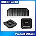 WUCDF AUTO 52002750 2Pcs Black Rubber Pedal Pad Clutch Fits for Jeep Wrangler TJ LJ 1987-2006 for Cherokee XJ 1987-2001 for Dodge Ram 2500 Pickup 2003-2010 Replaces#20780