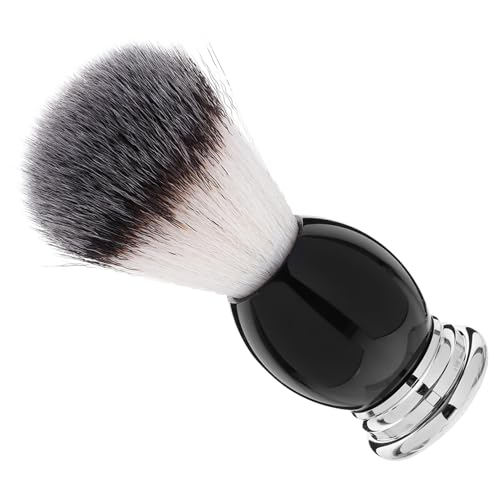 SOESFOUFU Shaving Brush Male Beard Brush Barber Brush Neck Duster Salon Shave Brush Supply Made of Resin and Nylon Soft and Safe