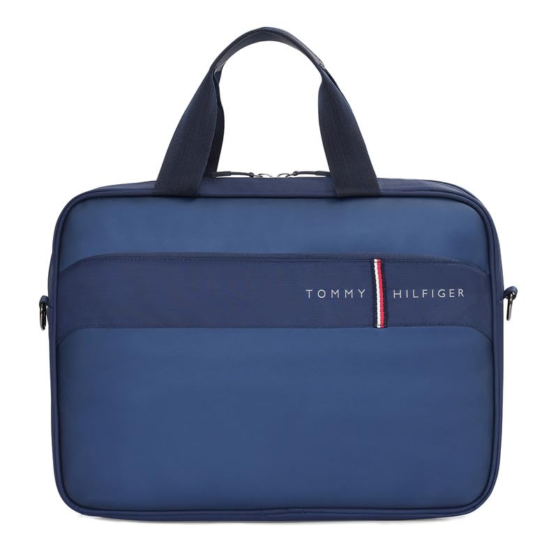 Tommy Hilfiger Unisex Utility Benzene 14 Inch Laptop Business Case – Navy, Blue Tommy Hilfiger Unisex Utility Benzene 14 Inch Laptop Business Case – Navy, Blue