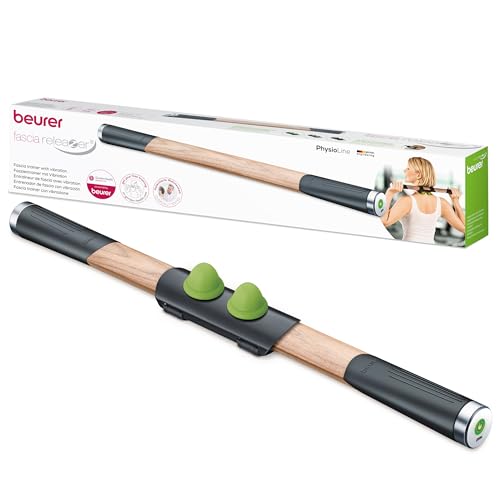 Beurer MG 850 Fascia-ReleaZer Faszien Massagegerät mit Vibrationsmassage und Deep-ReleaZer-Massageaufsätzen zur Steigerung der Mobilität und Förderung der Durchblutung