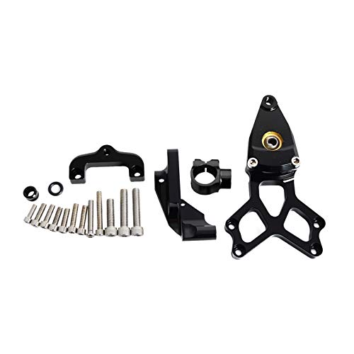 EAMOM Suporte de montagem de amortecedor de direção CNC para motocicleta adequado para a maioria dos