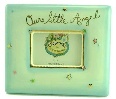 Heather Goldminc Our Little Angel Blue Frame - Clayworks