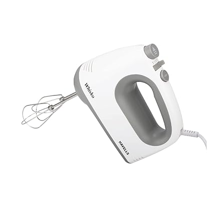 Havells Whisko 300 watt Hand Mixer (White Grey)