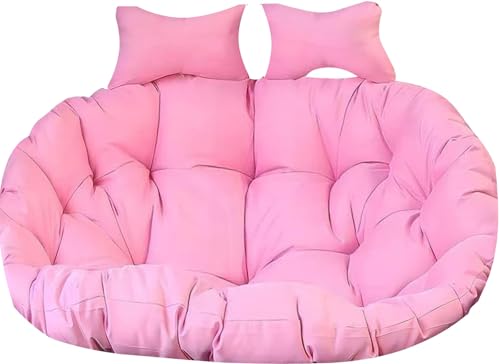 Hängstol i ägget, 150 x 109 cm, med 2 kuddar, i PP-bomull med hög motståndskraft, vattenavvisande, finns i olika färger (kaki)