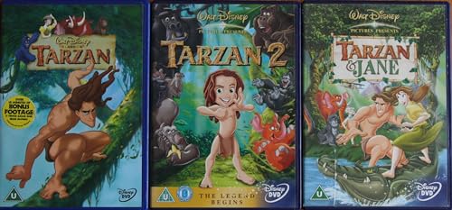 Image of TARZAN 1-3 COMPLETE COLLECTION / TARZAN (1999) + TARZAN 2 + TARZAN & JANE /