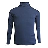  Eisend - Unisex Rolli Langarmshirt mit Rollkragen, dunkelblau – 783120-62j, Größe 164