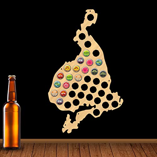 Carte de bière Islande tableau pour capsules 50x30 cm M0027 - 2