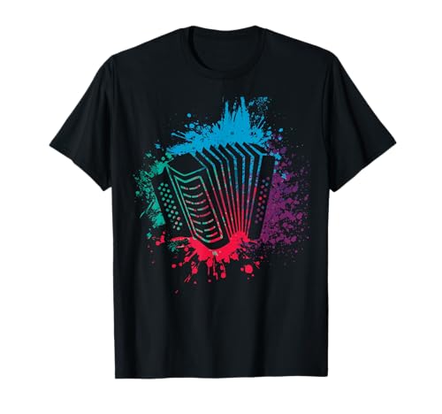 Akkordeon Steirische Harmonika Akkordeonspieler Band Polka T-Shirt