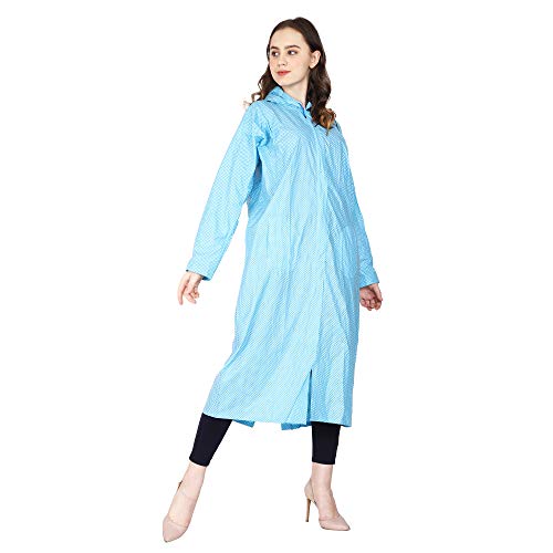 Image of Trendy Women's /Girl Rain Coat /Rain Wear (Along with Cap) Absolute Comfortable and Made with 100% Water Proof Material.
