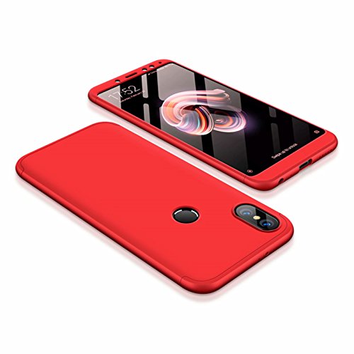 Cover pour Xiaomi Redmi Note 5 Rosso, Custodia