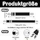 PVFZXS 8 Stück Spannbettlaken Spanner, Hosenträger Clips, Bettlakenspanner Verstellbar, Lakenspanner mit Metallclips, Matratzenspanner für Bettlaken, Matratze, Sofa, Bügelbrett(Weiß und Schwarz)
