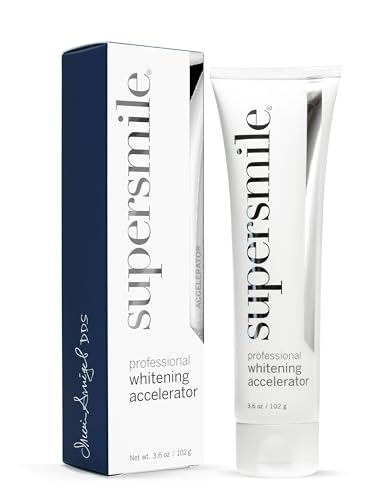 supersmile professional whitening accelerator - powerful whitening without sensitivity - safe and effective on dental restorations 36 oz
