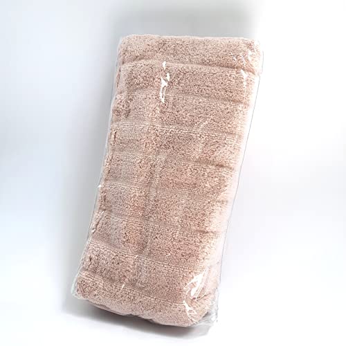 Varol Turkish Organic Micro Cotton Hand Face Towel - Soft Highly Absorbent No Fringe - 18 X 35 Inches (Peach) #TOP2