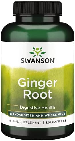 Swanson Ginger Root (Standardized) 250 Milligrams 120 Capsules