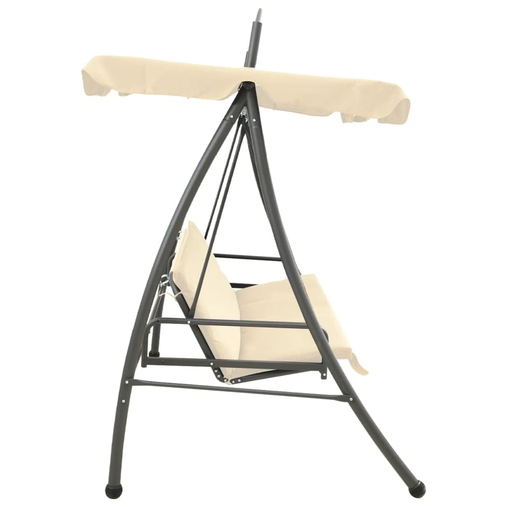 Banco Columpio Convertible de Exterior con Dosel Arena,Casa y jardín,Jardín,Artículos de Exterior,Balancines de jardín,32.95kg-43241
