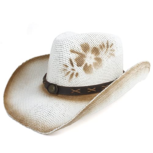 Chapeau de pêche plage cow-boy jazz boho western creux été