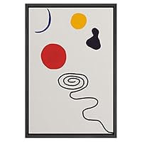 SIGNWIN Framed Canvas Wall Art Colorful Geometry Painting Canvas Prints Home Artwork Decoration for Living Room,Bedroom - 16