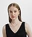 Ruzzykea Sparkling Women Earrings Necklace Jewelry Set For Bridal Bridesmaid Wedding Evening Party Prom Imitation CZ Rhinestone(Rose Gold Plated)