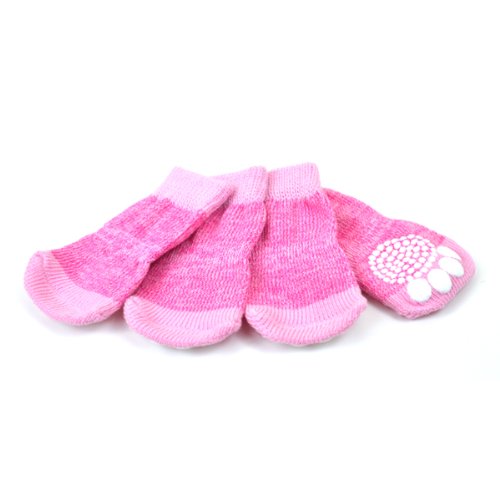 �����W�� (L'ange) DOG SOCKS sand pink L �T�C�Y