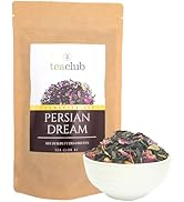 Persian Dream zwarte thee los 100g, Perzische zwarte thee melange met kardemom rozenblaadjes saff...