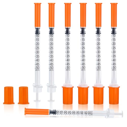 100Pack 0.5ml 31G x 6mm Multipurpose Measuring Tool Plastic Tube Individually Packaging