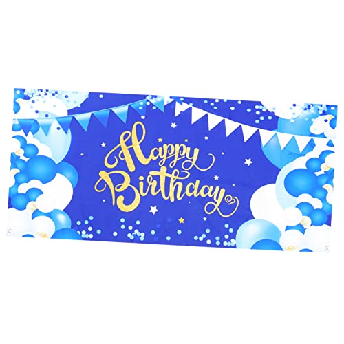 Abaodam Pano De Fundo De Aniversário 4 Unidades Sinal Personalizado Sinais De Feliz Aniversário Band