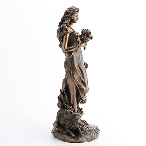 Estatua de Bronce Ostara 10.38 Pulgadas miniatura 3