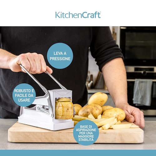 KITCHENCRAFT KCBB882 Potato Chipper with Stainless Steel Blade, Display Boxed