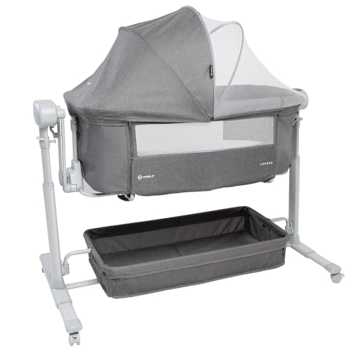 Berço Co-Bed Safety 1st, Lounge com Balanço Automático - Grey