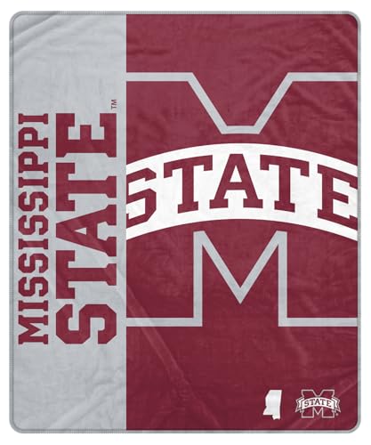 Proformance Home NCAA Mississippi State Bulldogs Endzone Ultra Soft Tailgate Throw