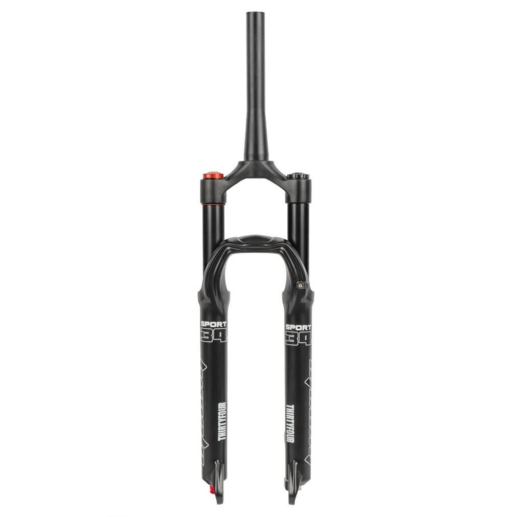 HOMSXPAC Air Fork 26 27.5 29 Inch Bicycle Travel 100mm Damping Adjustable Tapered Tube Front Forks QR 9mm Xc Manual Lockout