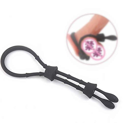 Wenky Once Anillo de Correa de Silicona Ajustable para Hombres