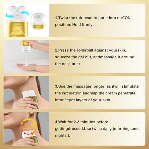 AH-8 Firming Neck Cream for Crepey Skin Body Care Comfort- Neck Firming Cream Contains Hexapeptide, Moisturizing, Tightening Lotions Cosmetic Skin Care & Repair for Women and men, Day & Night Use - Thumbnail 7