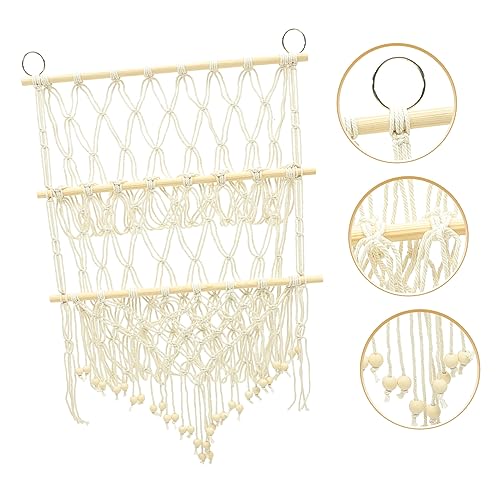 Hamac de rangement pour jouets en maille tissée murale pour peluches - 5