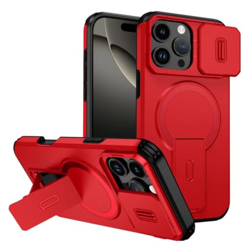 Étui magnétique iPhone 13 antichoc avec protection objectif coulissante