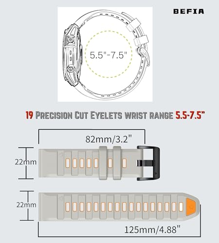 Image of 22mm Watch Band for Garmin fenix 8 47mm 5 6 fenix 7 sapphire solar band Quick Fit 22 Watch Bands for Garmin Watch Forerunner 965 955 epix gen 2 47mm Strap Comfort for Men Women