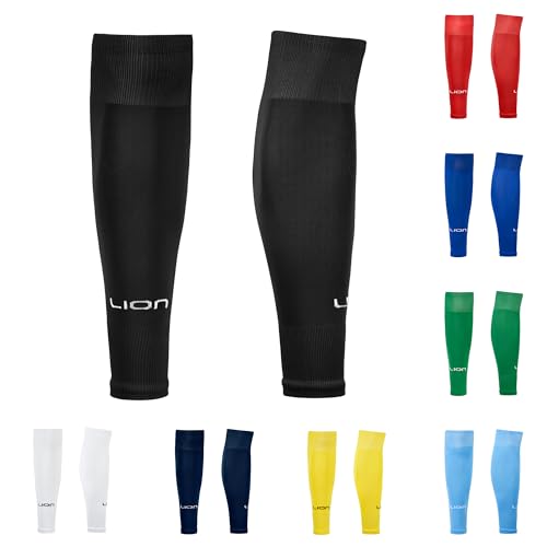 Youth Soccer Sock Sleeves to Accompany Grip Socks - Fits Over Shin Guards - Multiple Colors to Match Your Team Uniform