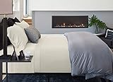 SHEEX Active Comfort Sheet Set Powered, Ultra-Soft, Breathes Better Than Cotton - Cream, Queen