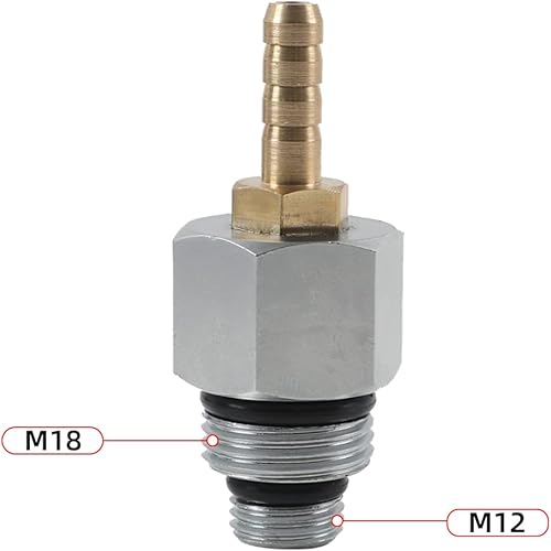 Miniatura 6 de CMTOOL Kit de probador de presión trasera de escape con funda de transporte, medidor de presión trasera de escape con manguera de 6 pies, probador