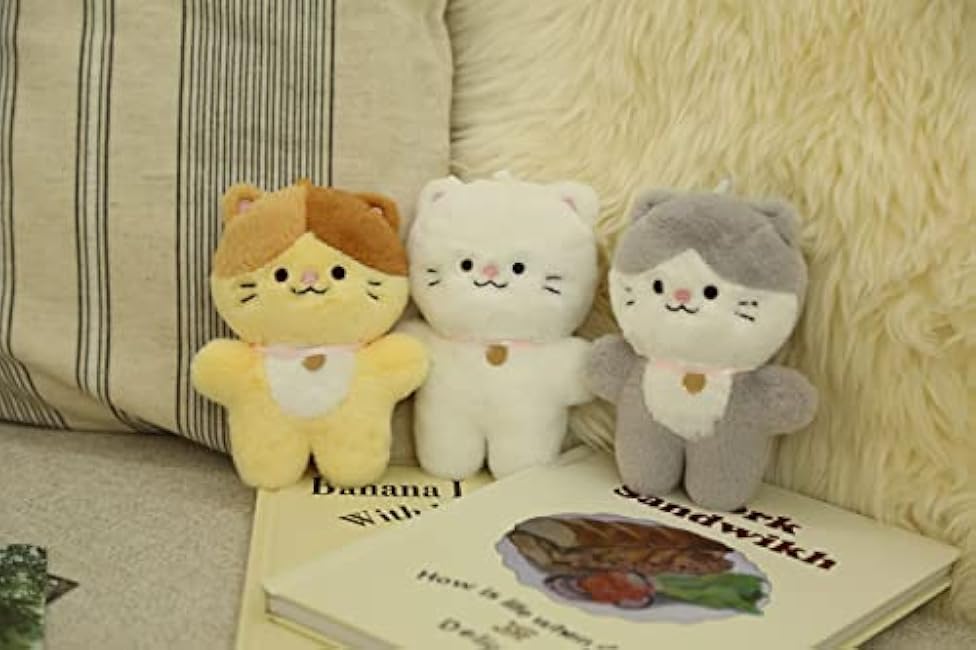 Cute Plush Keychain Stuffed Animals Toy Backpack Clips Gift Handbag Pendant Mackerel