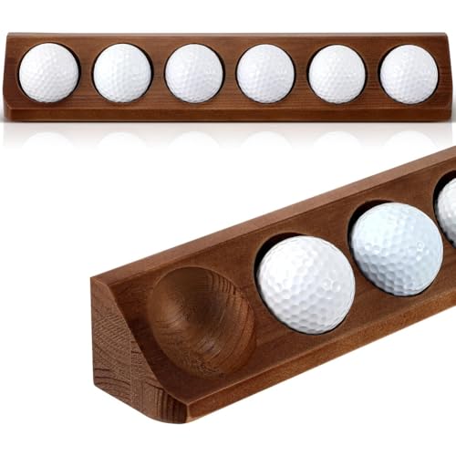 Vitrina de pared para pelotas de golf estante expositor deportivo de 6 bolas estándar