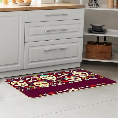 Alfombrillas de cocina VAPOKF de pasillo y lavandería absorbentes y lavables 7