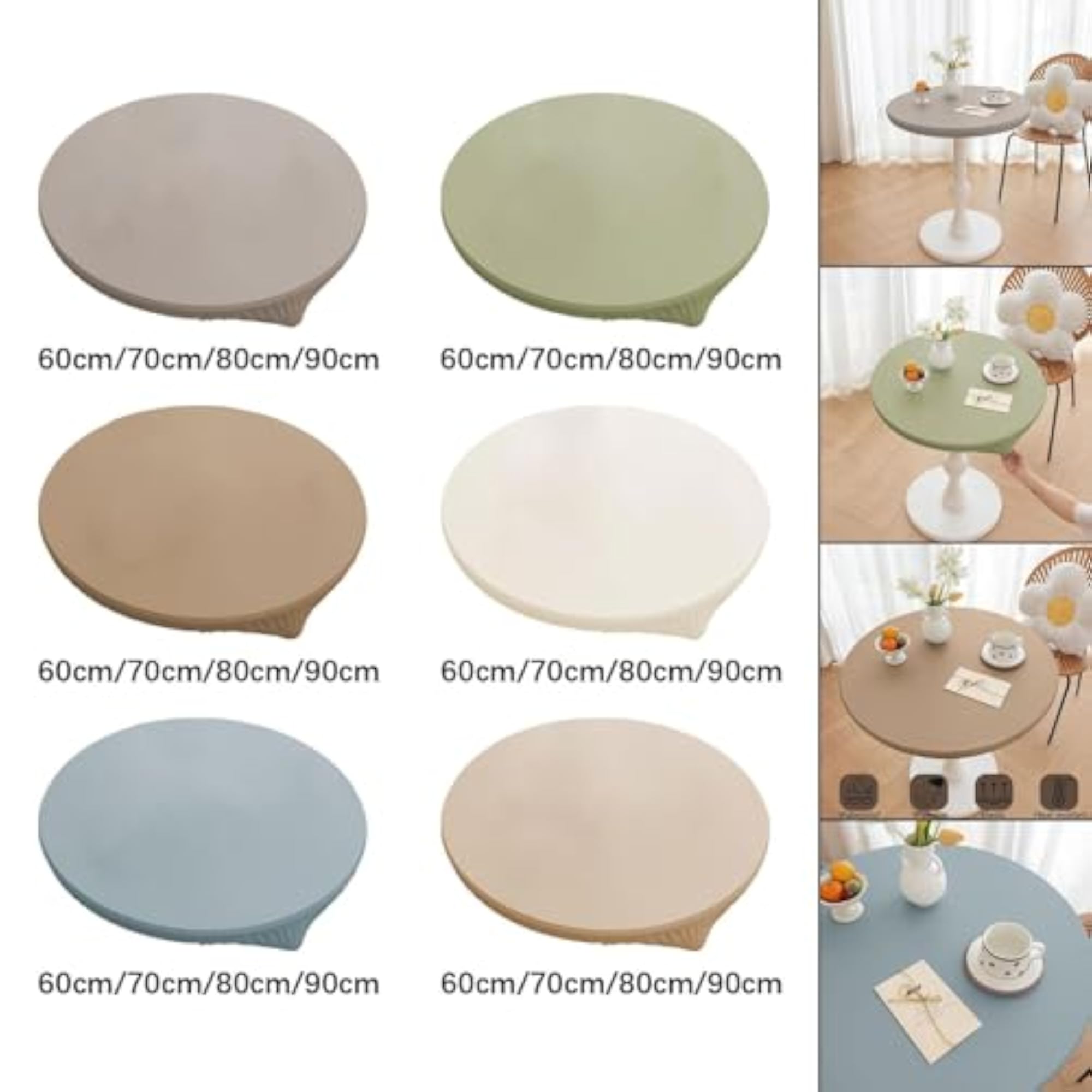 Stretchable Oil-Resistant Table Cover for Picnic and Patio