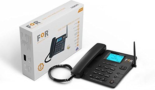 FOR Dual SIM F1+ GSM Model 1 Fixed Wireless Phone Corded & Cordless Landline Phone (Black)