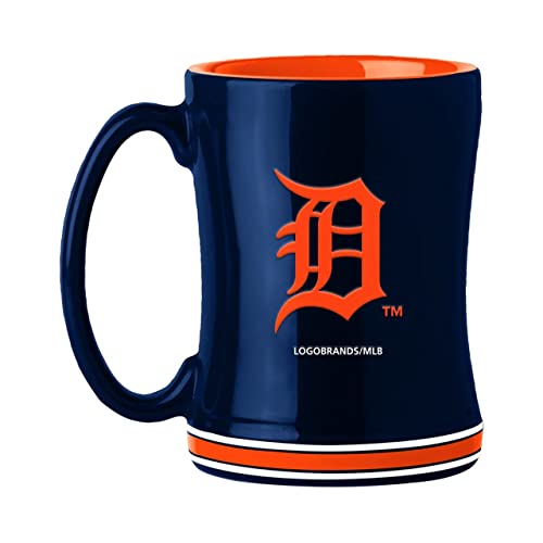 Boelter MLB Detroit Tigers 14oz Sculpted Coffee Mug